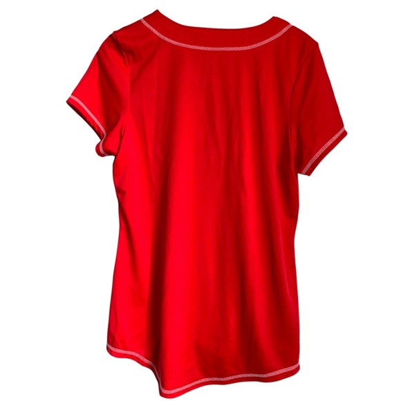 St. Louis Cardinals Women's Jersey Top Sz XL Red Button Up Shirt TX3 Cool - Picture 2 of 6